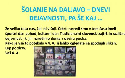 Oglasili so se nam 4. A