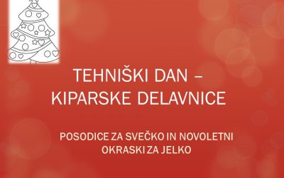 Tehniški dan kar doma